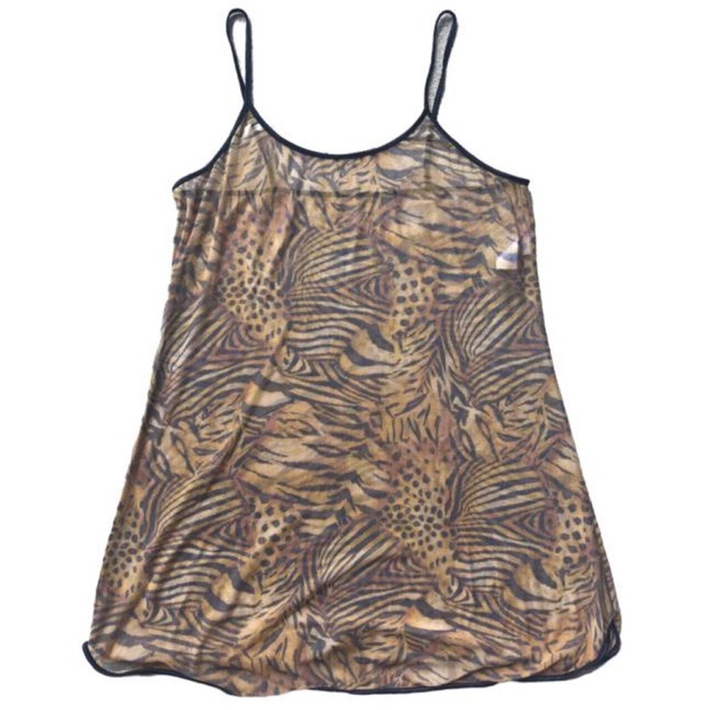 Sheer Exotic Micro Mesh Chemise